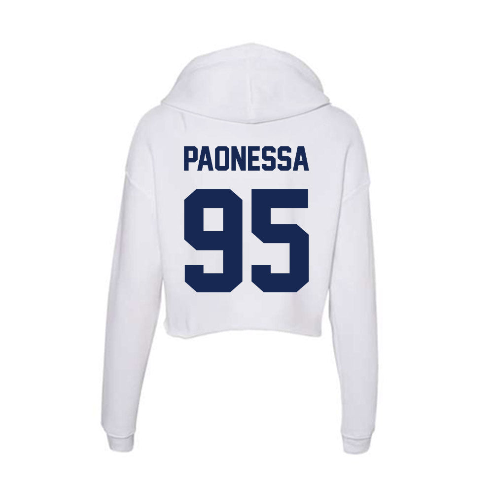Dayton - NCAA Football : Vito Paonessa - Women's Crop Fleece Hoodie-1