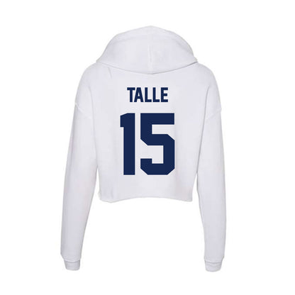Dayton - NCAA Women's Basketball : Marie Talle - Women's Crop Fleece Hoodie-1