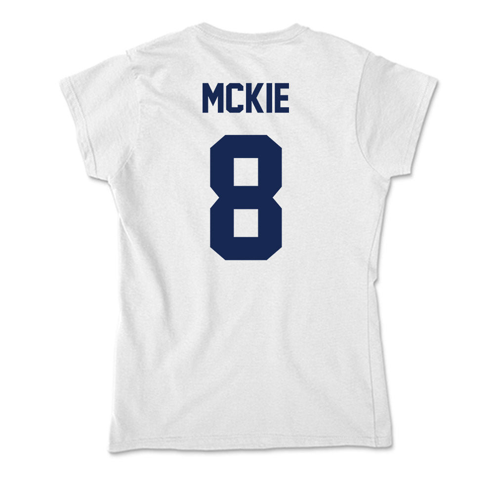 Dayton - NCAA Men's Basketball : Jaron McKie - Soft Style Women’s T-Shirt-1
