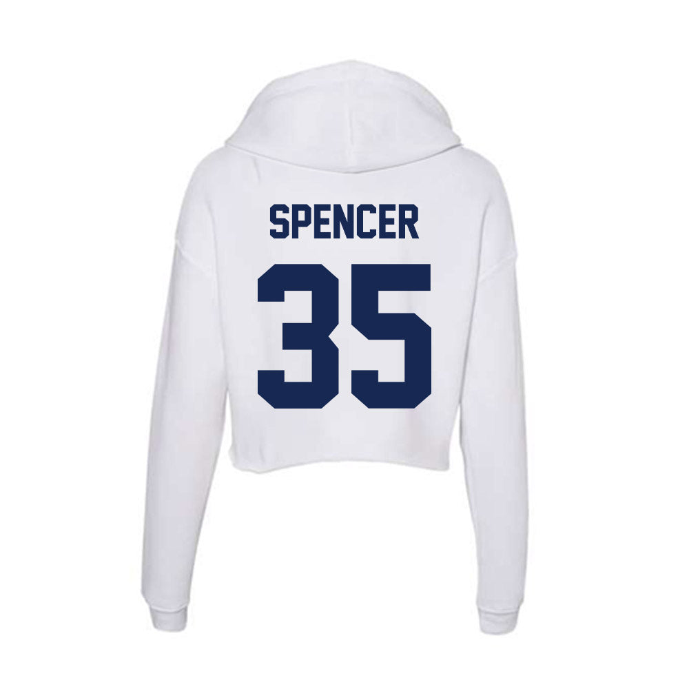 Dayton - NCAA Football : Noah Spencer - Women's Crop Fleece Hoodie-1