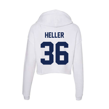 Dayton - NCAA Baseball : James Heller - Women's Crop Fleece Hoodie-1