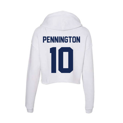 Dayton - NCAA Football : Luke Pennington - Women's Crop Fleece Hoodie-1