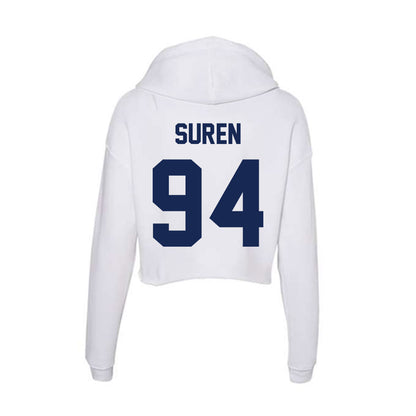 Dayton - NCAA Football : Griffin Suren - Women's Crop Fleece Hoodie-1