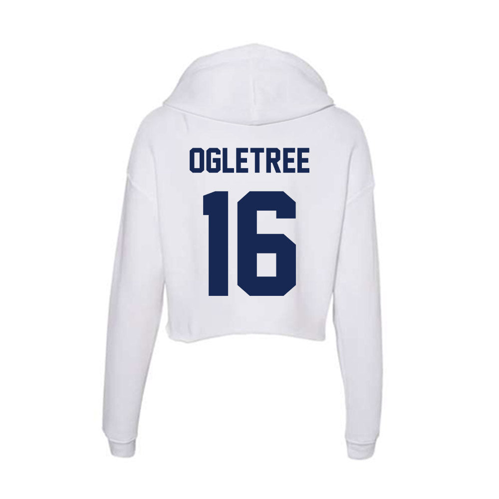 Dayton - NCAA Football : Kolyn Ogletree - Women's Crop Fleece Hoodie-1