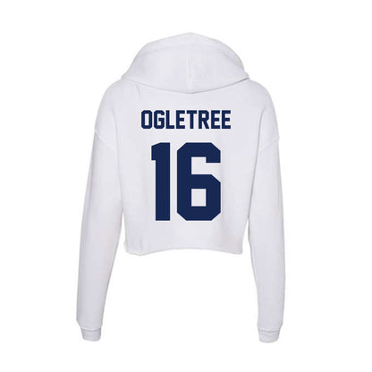 Dayton - NCAA Football : Kolyn Ogletree - Women's Crop Fleece Hoodie-1