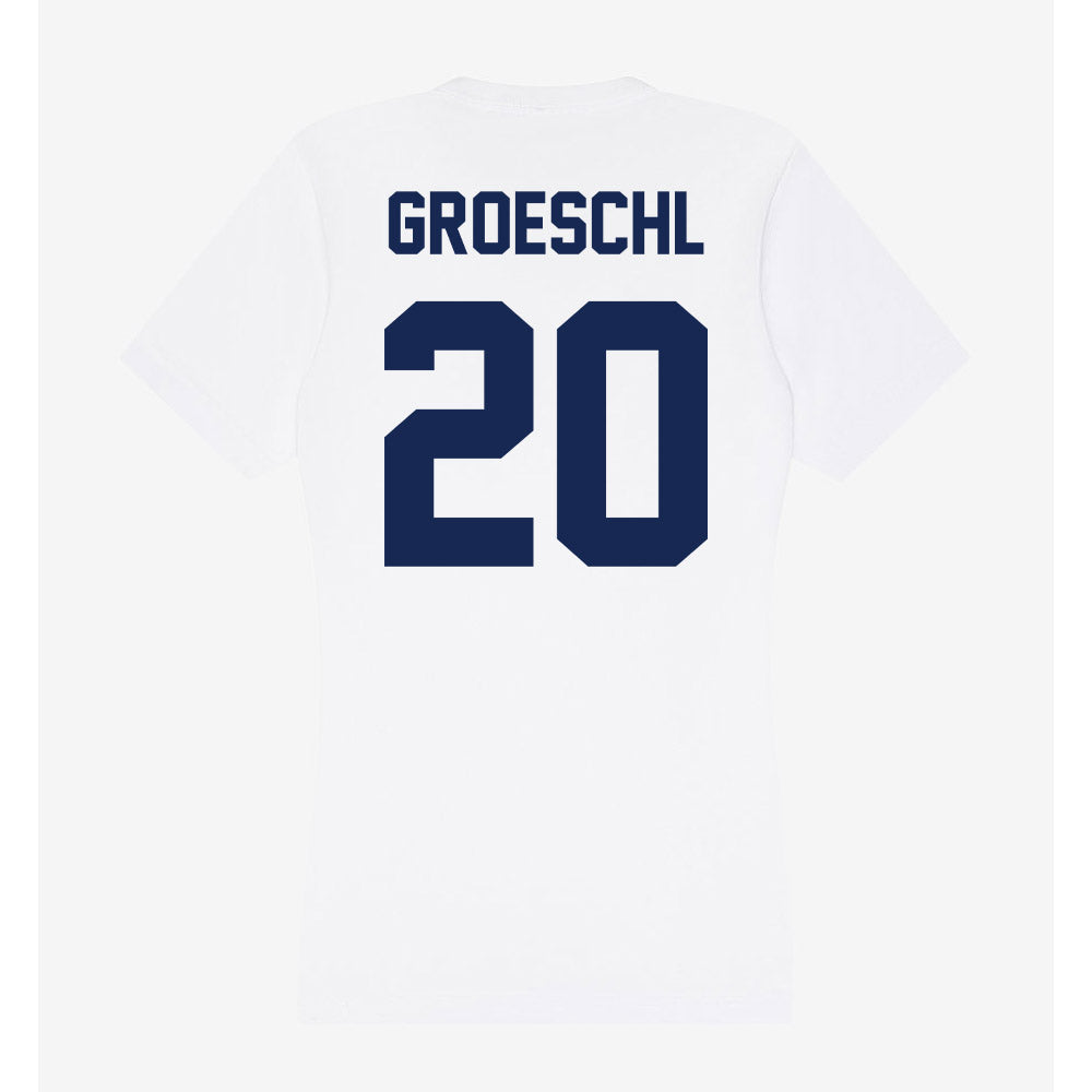 Dayton - NCAA Baseball : Ben Groeschl - Women's V-Neck T-Shirt-1