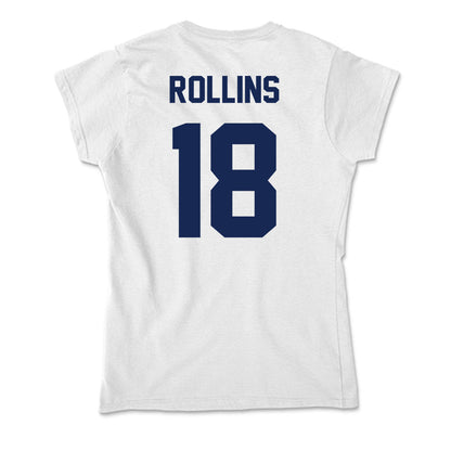 Dayton - NCAA Women's Soccer : Delaney Rollins - Soft Style Women’s T-Shirt-1