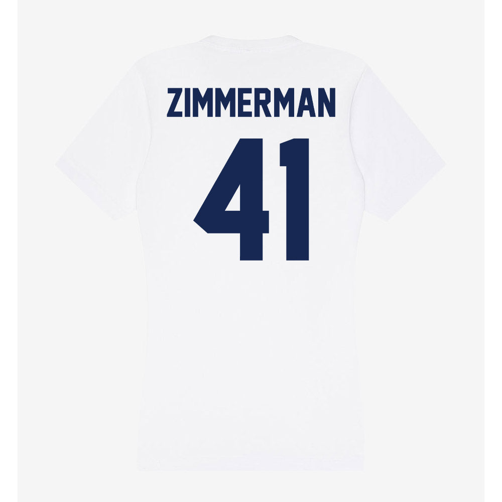 Dayton - NCAA Baseball : Jack Zimmerman - Women's V-Neck T-Shirt-1