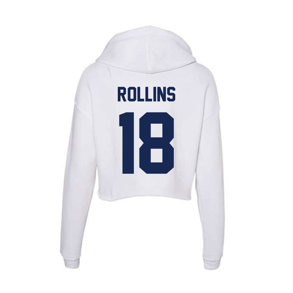 Dayton - NCAA Women's Soccer : Delaney Rollins - Women's Crop Fleece Hoodie-1