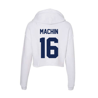 Dayton - NCAA Women's Volleyball : Gabriela Machin - Women's Crop Fleece Hoodie-1