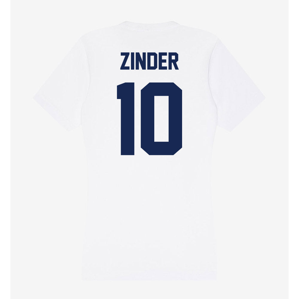 Dayton - NCAA Men's Tennis : Mikkel Zinder - Women's V-Neck T-Shirt-1