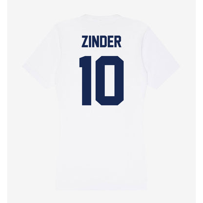 Dayton - NCAA Men's Tennis : Mikkel Zinder - Women's V-Neck T-Shirt-1