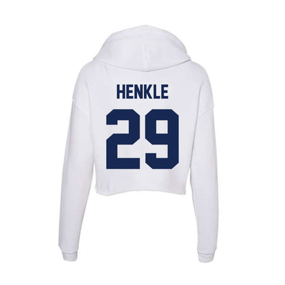 Dayton - NCAA Football : Trevor Henkle - Women's Crop Fleece Hoodie-1
