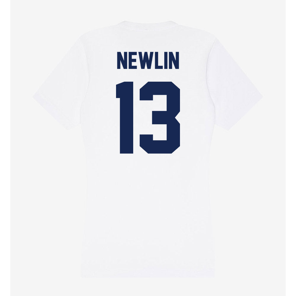 Dayton - NCAA Women's Soccer : Emery Newlin - Women's V-Neck T-Shirt-1