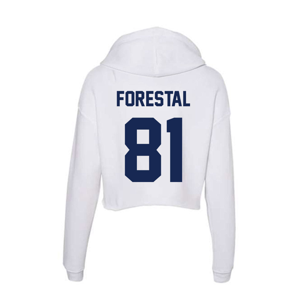 Dayton - NCAA Football : Harrison Forestal - Women's Crop Fleece Hoodie-1