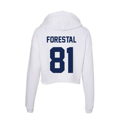 Dayton - NCAA Football : Harrison Forestal - Women's Crop Fleece Hoodie-1