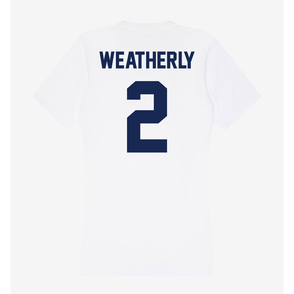 Dayton - NCAA Football : Donovan Weatherly - Women's V-Neck T-Shirt-1