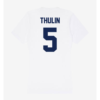 Dayton - NCAA Football : Ethan Thulin - Women's V-Neck T-Shirt-1