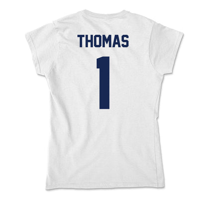 Dayton - NCAA Men's Basketball : Malcolm Thomas - Soft Style Women’s T-Shirt-1