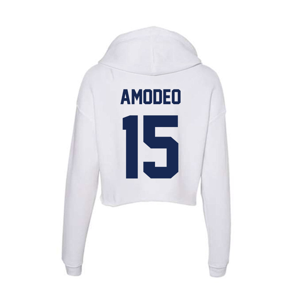 Dayton - NCAA Baseball : Nicolas Amodeo - Women's Crop Fleece Hoodie-1