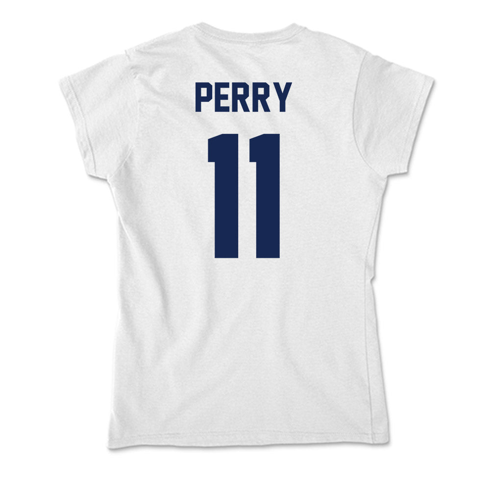 Dayton - NCAA Men's Basketball : Travis Perry - Soft Style Women’s T-Shirt-1