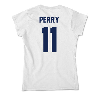 Dayton - NCAA Men's Basketball : Travis Perry - Soft Style Women’s T-Shirt-1