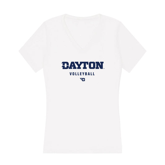 Dayton - NCAA Women's Volleyball : Lillian Barry - Women's V-Neck T-Shirt-0