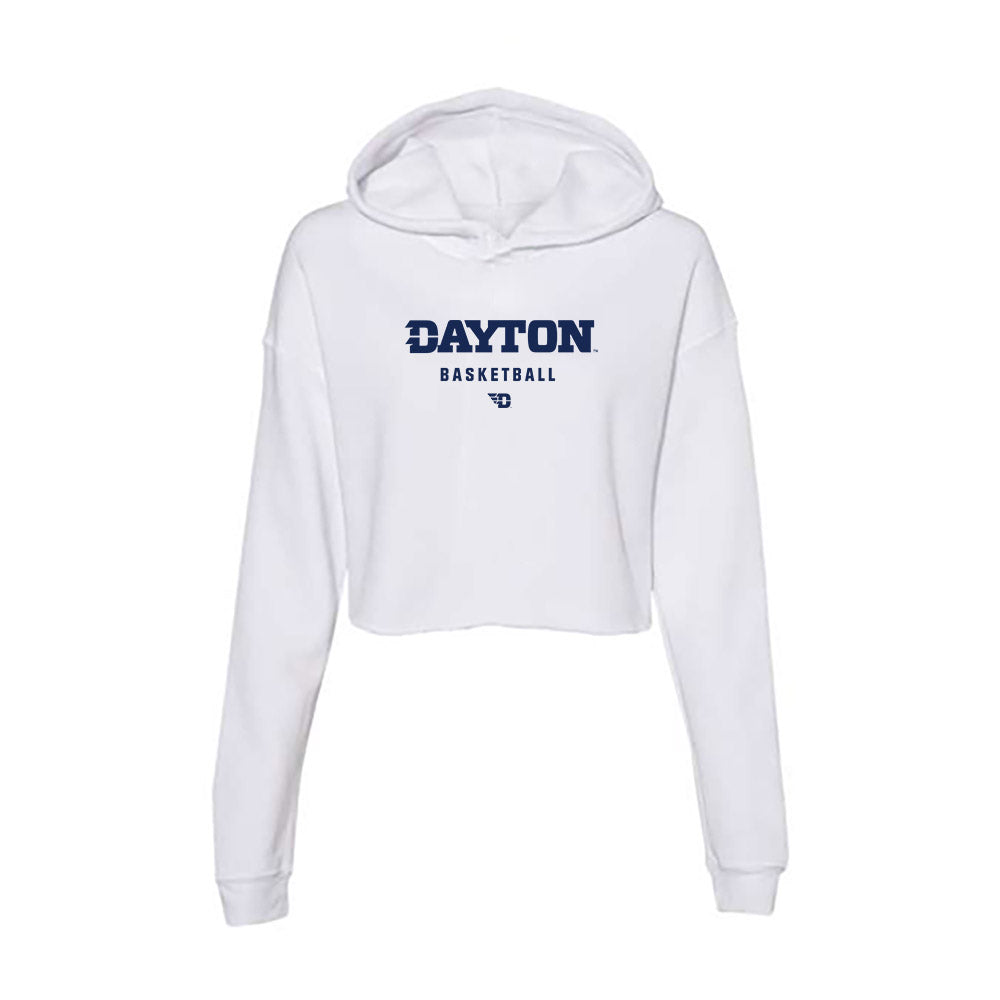 Dayton - NCAA Men's Basketball : Malcolm Thomas - Women's Crop Fleece Hoodie-0