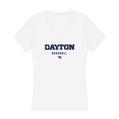 Dayton - NCAA Baseball : Jon Alstrom - Women's V-Neck T-Shirt-0