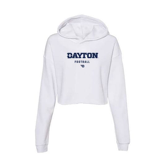 Dayton - NCAA Football : Ryan Mooney - Women's Crop Fleece Hoodie-0