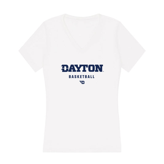 Dayton - NCAA Women's Basketball : Nayo Lear - Women's V-Neck T-Shirt-0