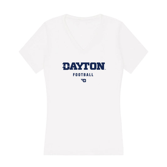 Dayton - NCAA Football : Harrison Forestal - Women's V-Neck T-Shirt-0