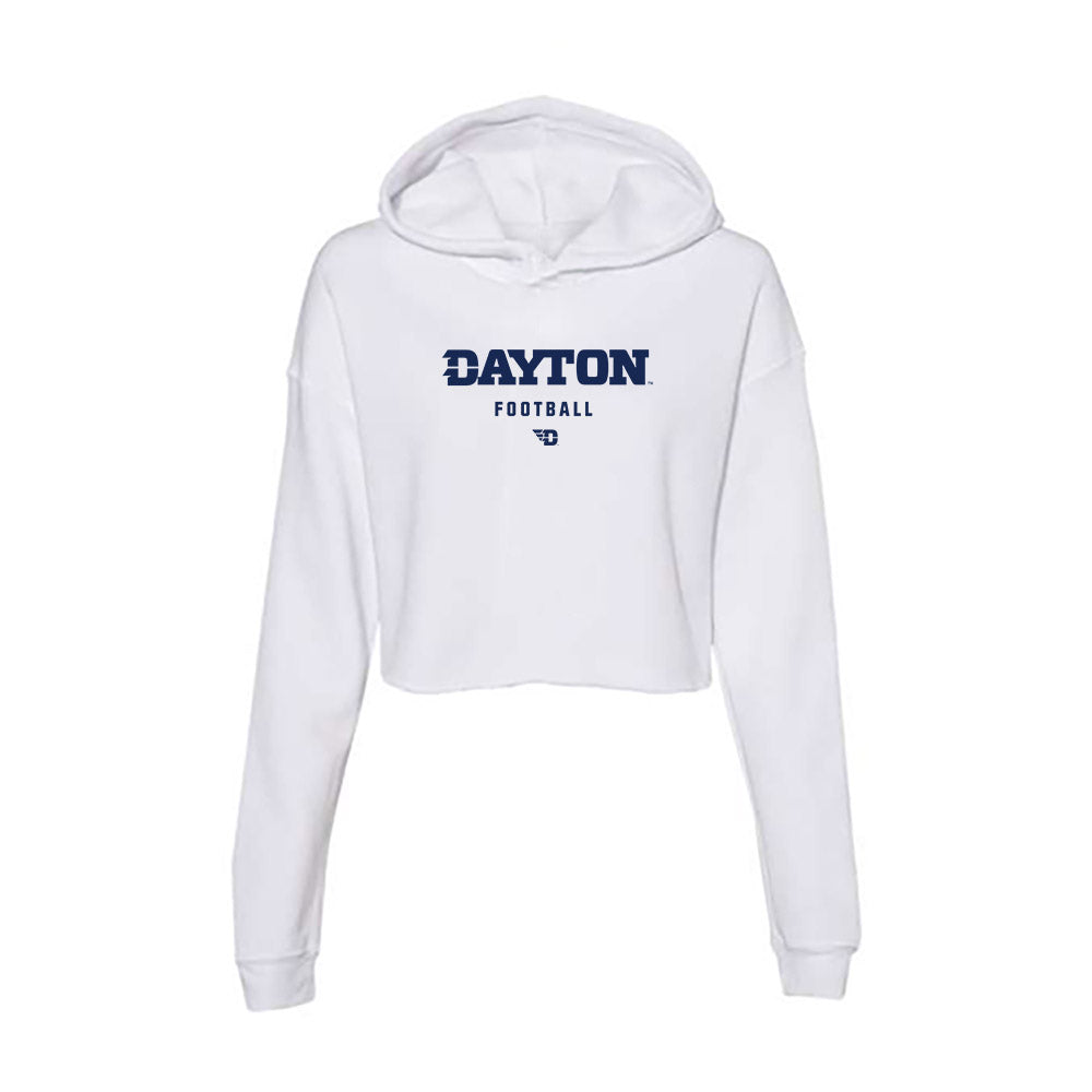 Dayton - NCAA Football : Christopher Pepe - Women's Crop Fleece Hoodie-0