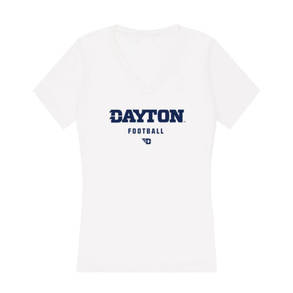 Dayton - NCAA Football : Sam Mitchell - Women's V-Neck T-Shirt-0