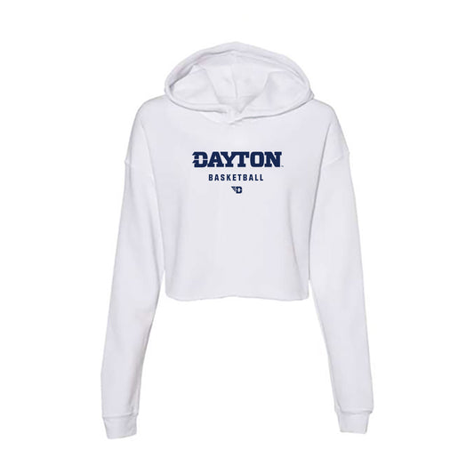 Dayton - NCAA Men's Basketball : Makai Grant - Women's Crop Fleece Hoodie-0