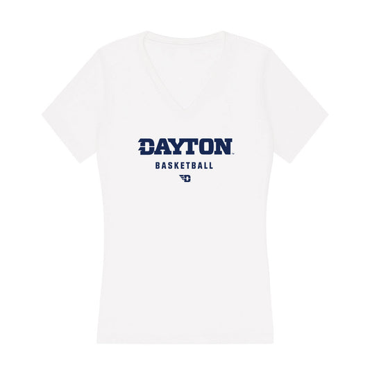 Dayton - NCAA Women's Basketball : Marie Talle - Women's V-Neck T-Shirt-0