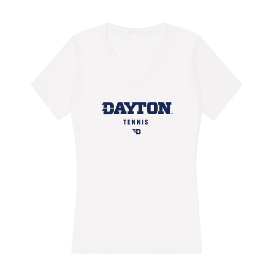 Dayton - NCAA Women's Tennis : Caroline Boyle - Women's V-Neck T-Shirt-0