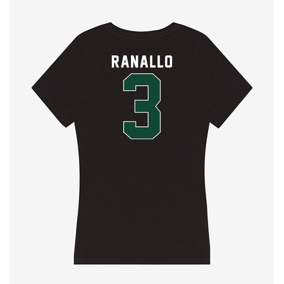 Ohio - NCAA Women's Basketball : Bella Ranallo - Classic Shersey Women's V-Neck T-Shirt-1
