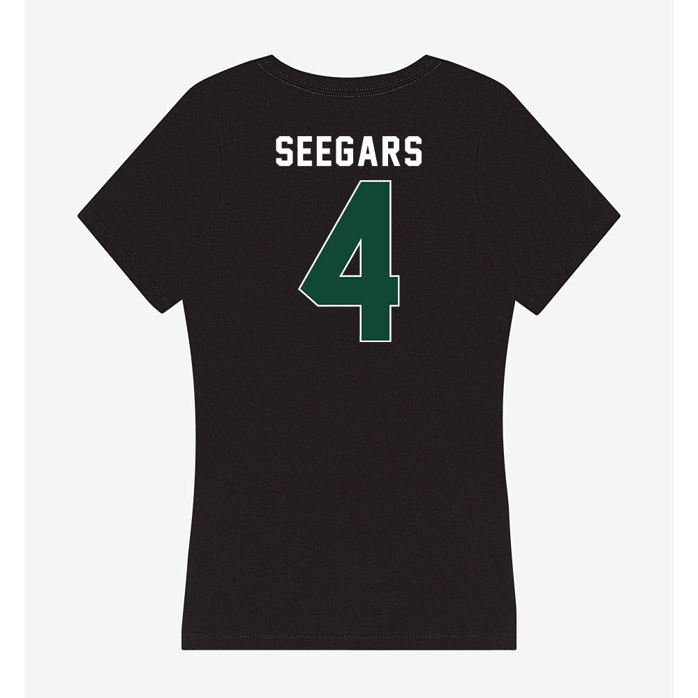 Ohio - NCAA Football : Kaci Seegars - Classic Shersey Women's V-Neck T-Shirt-1