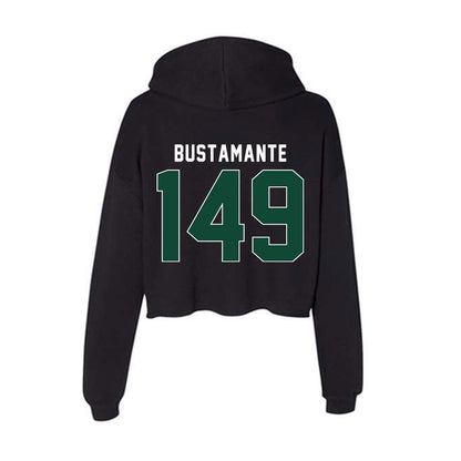 Ohio - NCAA Wrestling : Sam Bustamante - Classic Shersey Women's Crop Fleece Hooded Sweatshirt-1