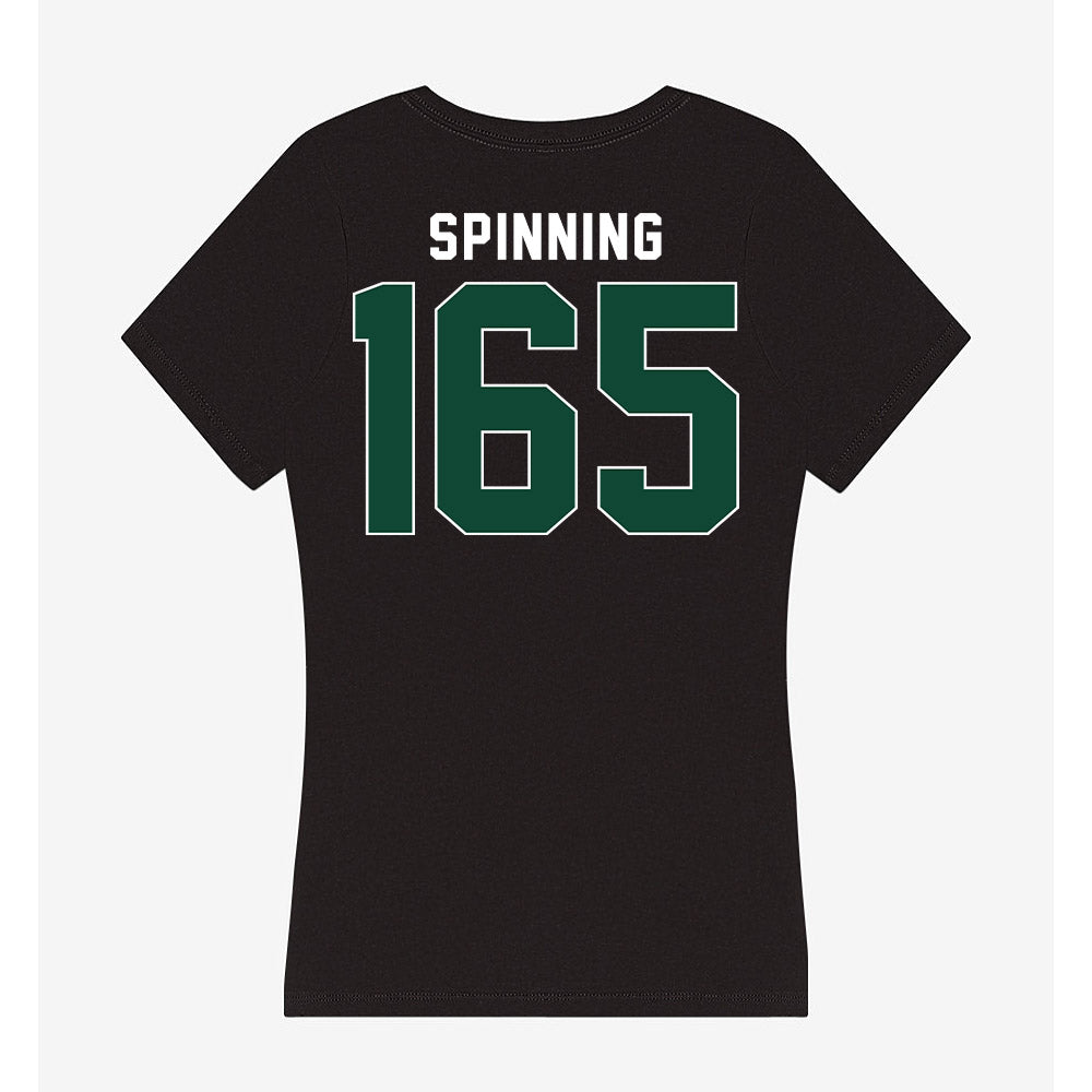 Ohio - NCAA Wrestling : Charles Spinning - Classic Shersey Women's V-Neck T-Shirt-1