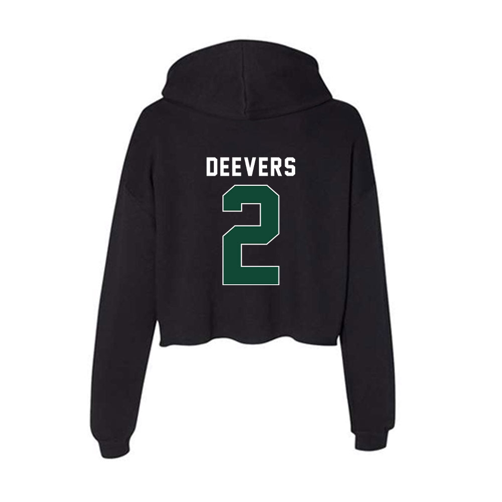 Ohio - NCAA Women's Soccer : Ella Deevers - Classic Shersey Women's Crop Fleece Hooded Sweatshirt-1