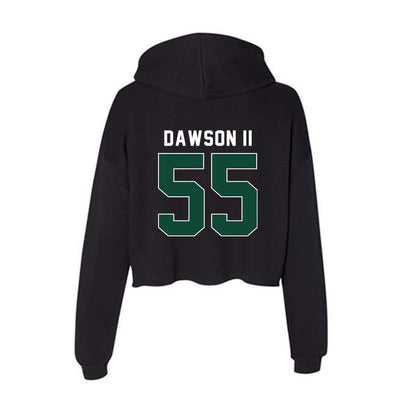 Ohio - NCAA Football : CJ Dawson II - Classic Shersey Women's Crop Fleece Hooded Sweatshirt-1