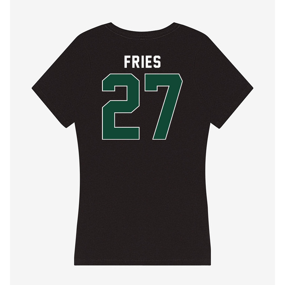 Ohio - NCAA Football : Jack Fries - Classic Shersey Women's V-Neck T-Shirt-1