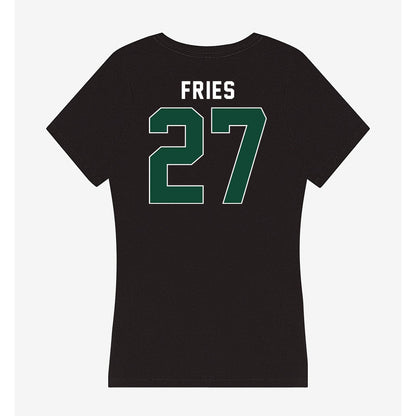 Ohio - NCAA Football : Jack Fries - Classic Shersey Women's V-Neck T-Shirt-1