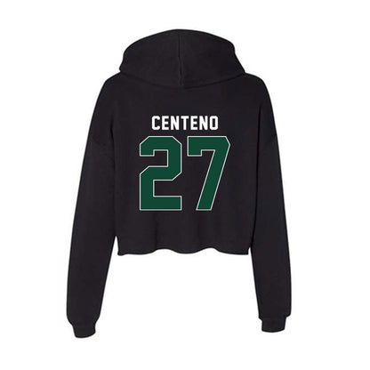 Ohio - NCAA Women's Soccer : Alivia Centeno - Classic Shersey Women's Crop Fleece Hooded Sweatshirt-1