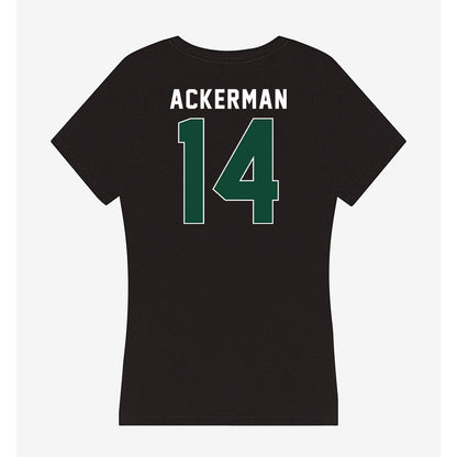Ohio - NCAA Football : Ike Ackerman - Classic Shersey Women's V-Neck T-Shirt-1
