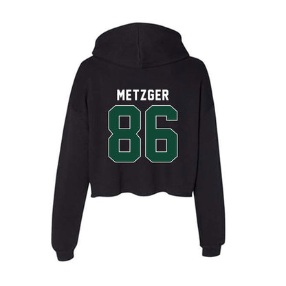 Ohio - NCAA Football : Andrew Metzger - Classic Shersey Women's Crop Fleece Hooded Sweatshirt-1