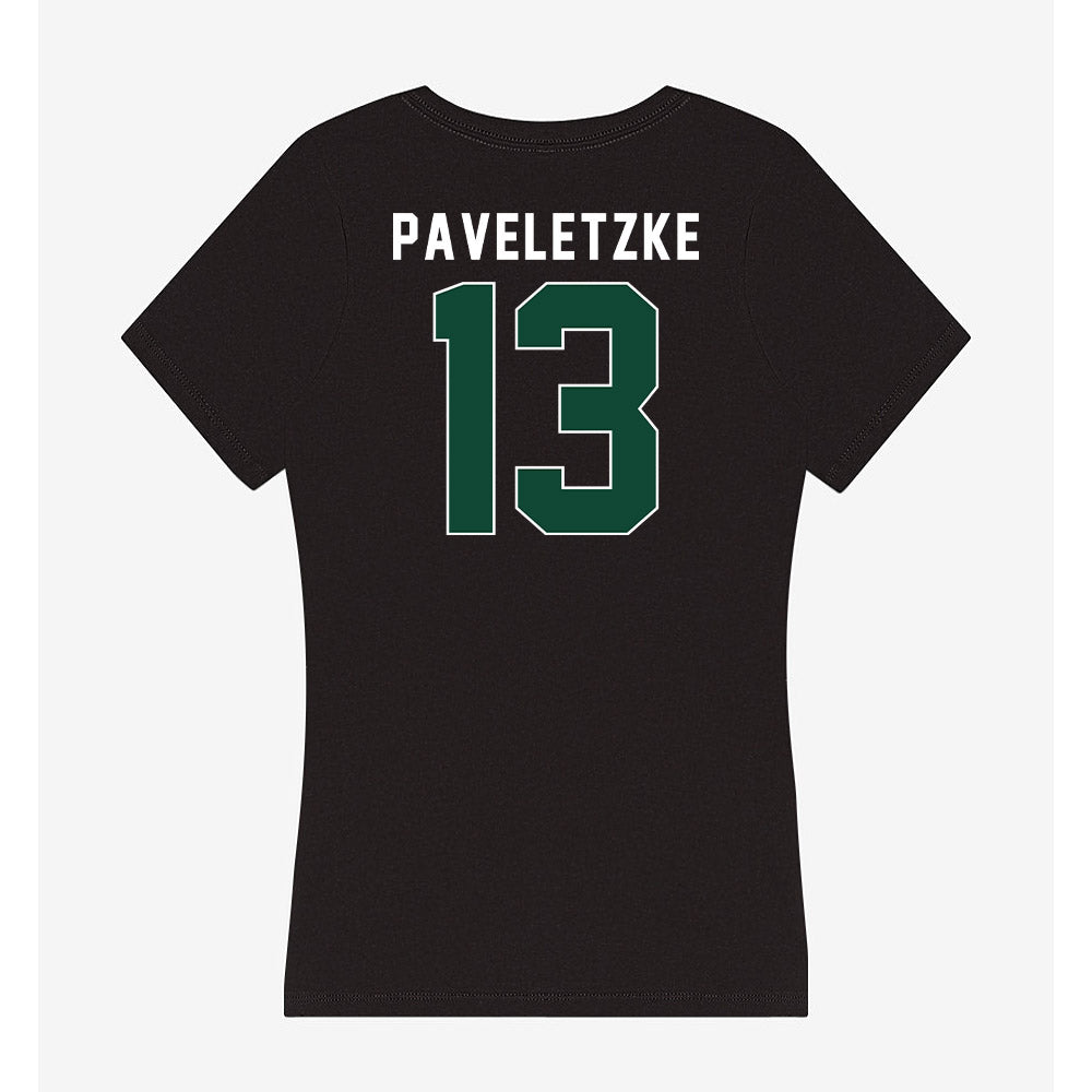 Ohio - NCAA Men's Basketball : Jackson Paveletzke - Classic Shersey Women's V-Neck T-Shirt-1
