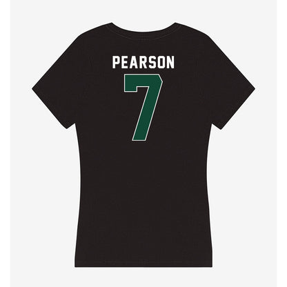 Ohio - NCAA Football : Tank Pearson - Classic Shersey Women's V-Neck T-Shirt-1